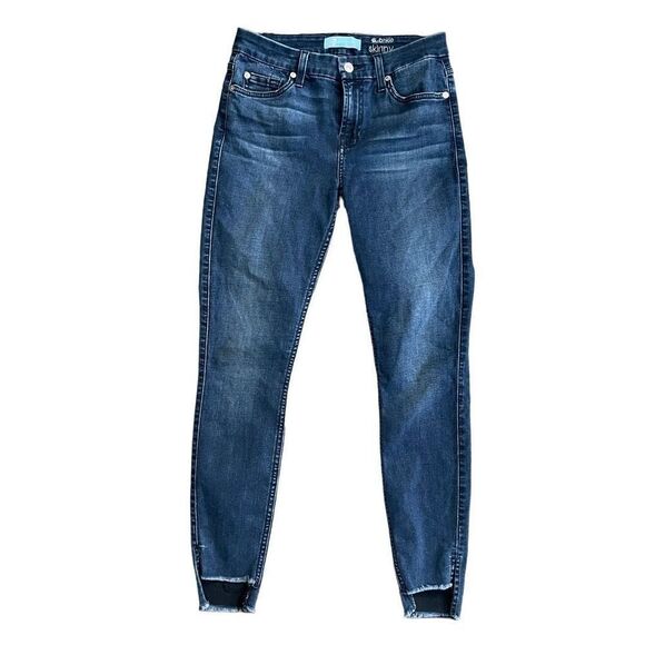 7 For All Mankind Ankle Skinny Jeans 26 - Picture 1 of 8